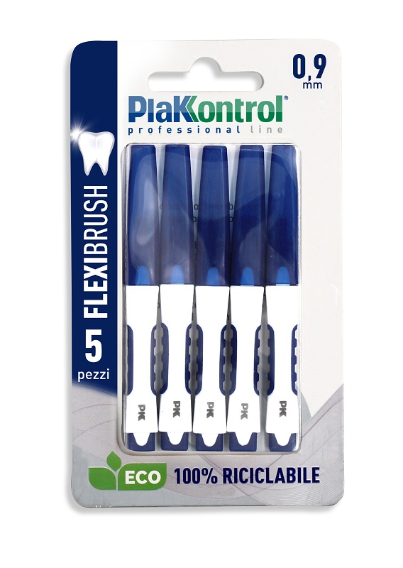 PLAKKONTROL FLEXIBRUSH SCOVOLINI INTERDENTALI 0,9 5 PEZZI - Farmacia De Pasquale