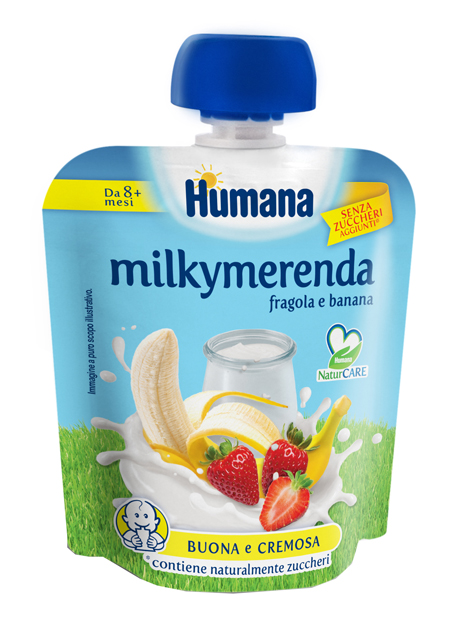 MILKYMERENDA FRAGOLA BANANA 100 G - Farmacia De Pasquale