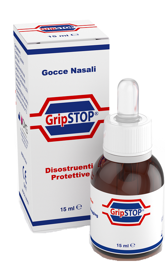 GOCCE NASALI GRIP STOP 15 ML - Farmacia De Pasquale