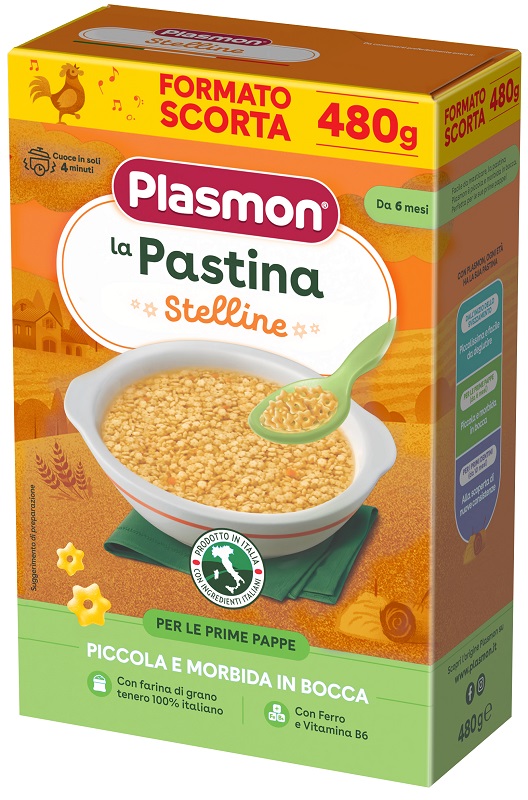 PLASMON PASTINA STELLINE 480 G - Farmacia De Pasquale