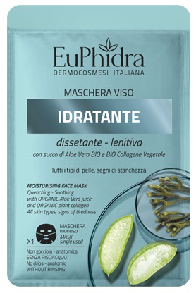 EUPHIDRA MASCHERA VISO IDRATANTE 1 PEZZO - Farmacia De Pasquale