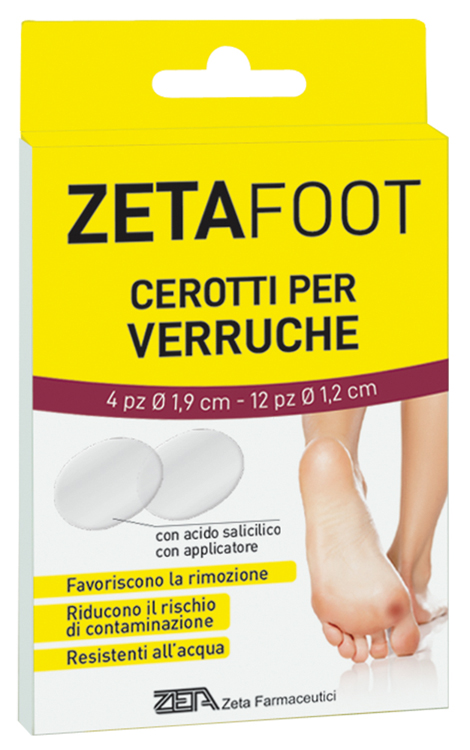 ZETAFOOT CEROTTO VERRUCHE ASSORTITO 16 PEZZI - Farmacia De Pasquale