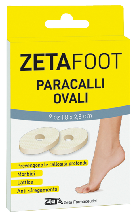 ZETAFOOT PARACALLO OVALE LATTICE 9 PEZZI - Farmacia De Pasquale