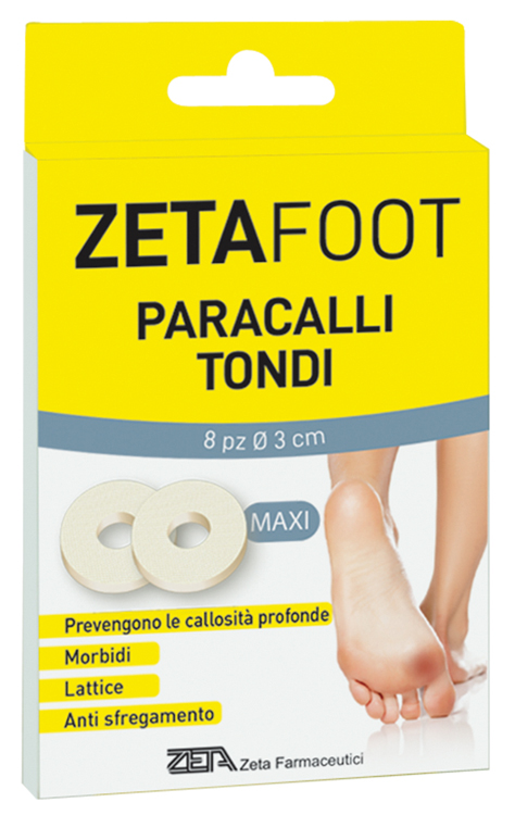 ZETAFOOT PARACALLO GRANDE TONDO LATTICE 8 PEZZI - Farmacia De Pasquale