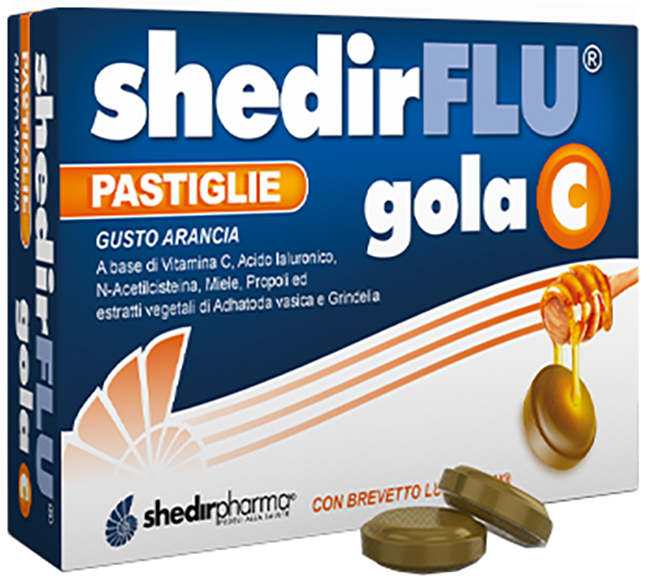 SHEDIRFLU GOLA C ARANCIA 36 PASTIGLIE - Farmacia De Pasquale