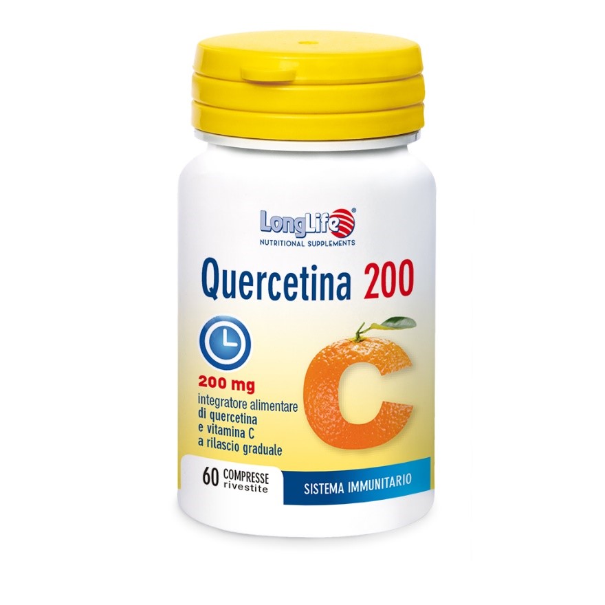 LONGLIFE QUERCETINA 200 60 COMPRESSE RIVESTITE - Farmacia De Pasquale