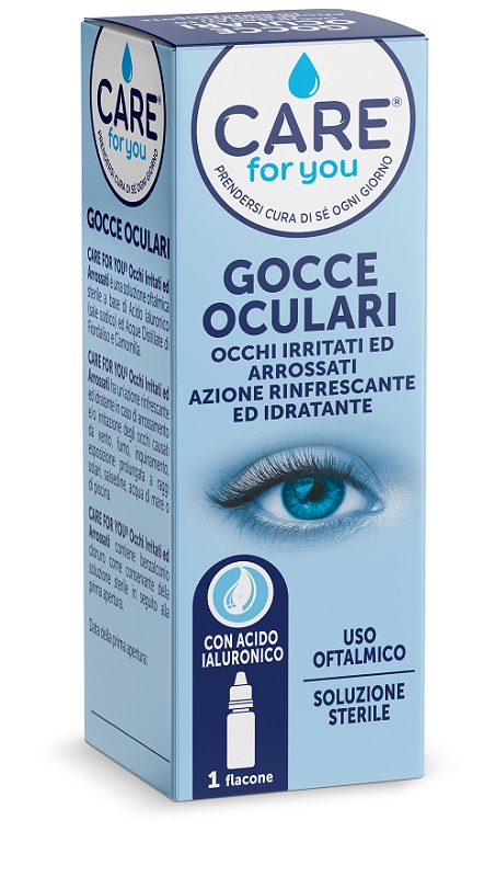 CARE FOR YOU GOCCE OCULARI OCCHI IRRITATI ARROSSATI 15 ML - Farmacia De Pasquale
