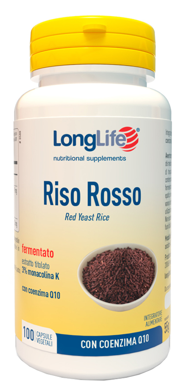 LONGLIFE RISO ROSSO 100 CAPSULE VEGETALI - Farmacia De Pasquale