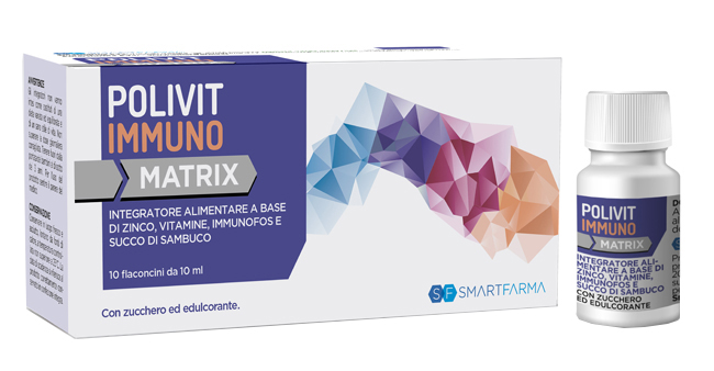 POLIVIT IMMUNO MATRIX 10 FLACONCINI DA 10 ML - Farmacia De Pasquale
