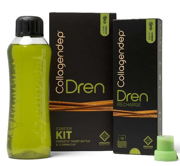COLLAGENDEP DREN STARTER KIT 12 DRINK CAP + SMART BOTTLE - Farmacia De Pasquale