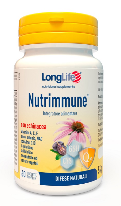 LONGLIFE NUTRIMMUNE 60 TAVOLETTE RIVESTITE - Farmacia De Pasquale