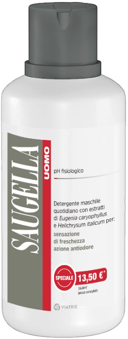 SAUGELLA UOMO DETERGENTE 500 ML TAGLIO PREZZO - Farmacia De Pasquale