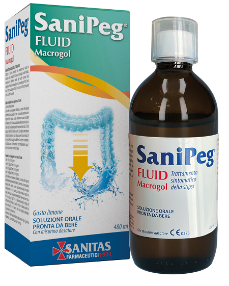 SANIPEG FLUID MACROGOL 480 ML - Farmacia De Pasquale