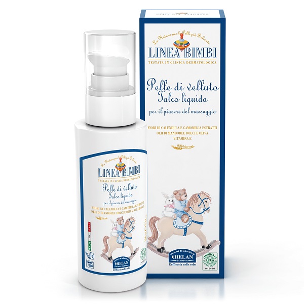 HELAN BIMBI PELLE DI VELLUTO TALCO LIQUIDO 240 ML - Farmacia De Pasquale