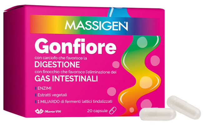 MASSIGEN GONFIORE 20 CAPSULE - Farmacia De Pasquale