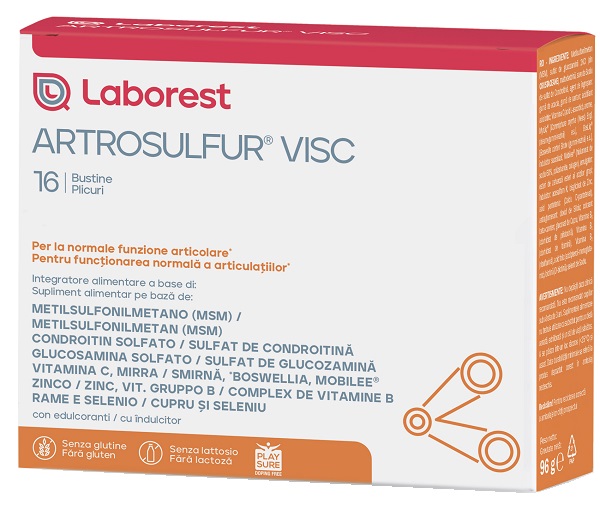 ARTROSULFUR VISC 16 BUSTINE DA 6 G - Farmacia De Pasquale
