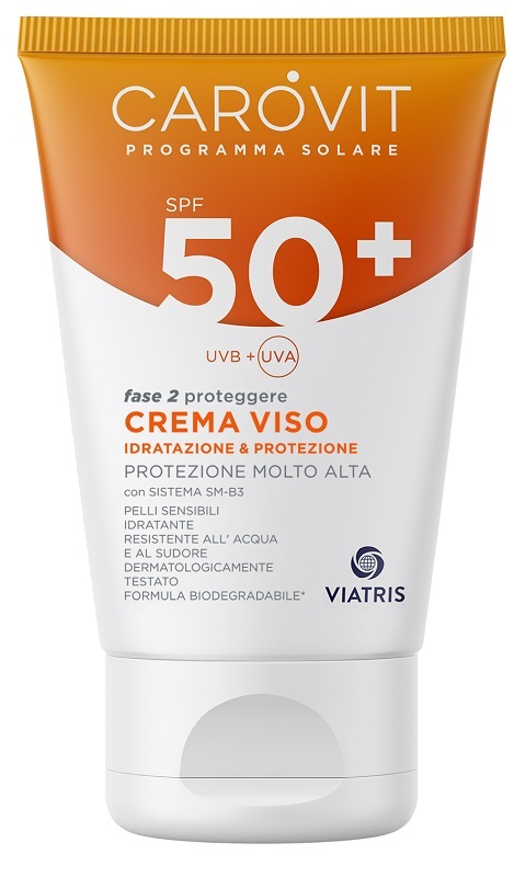 CAROVIT PROGRAMMA SOLARE CREMA VISO SPF50+ 50 ML - Farmacia De Pasquale