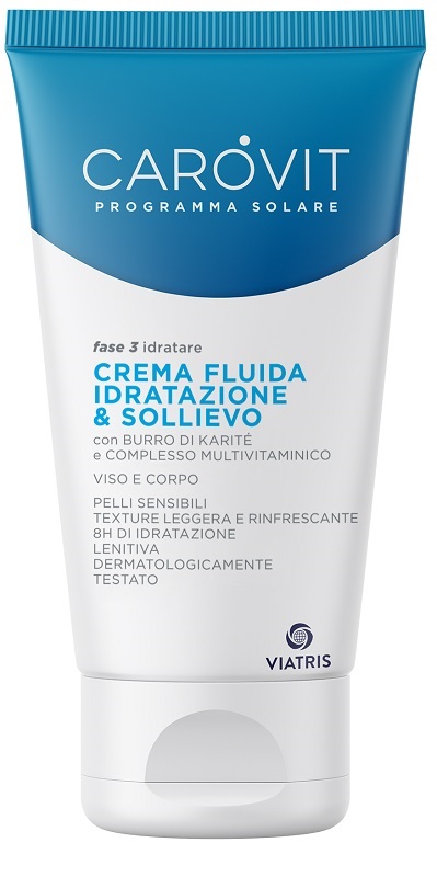 CAROVIT PROGRAMMA SOLARE CREMA FLUIDA IDRATAZIONE & SOLLIEVO 150 ML - Farmacia De Pasquale
