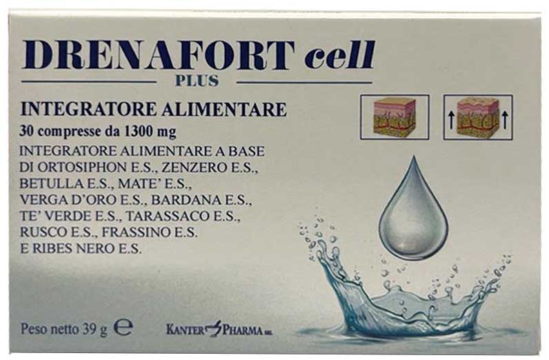 DRENAFORT CELL PLUS 30 COMPRESSE - Farmacia De Pasquale