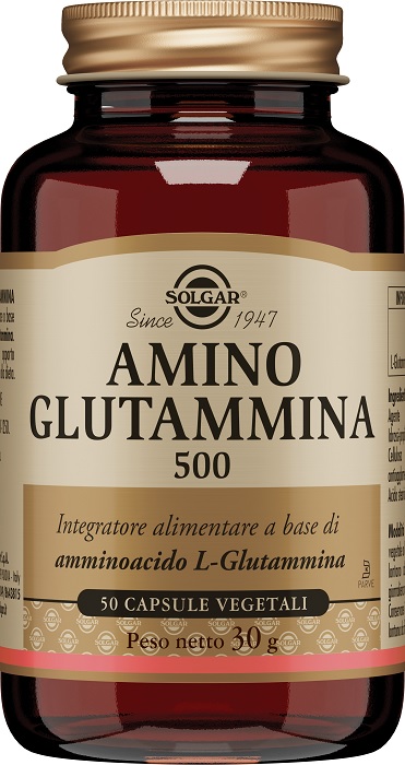 AMINO GLUTAMMINA 500 50 CAPSULE VEGETALI - Farmacia De Pasquale