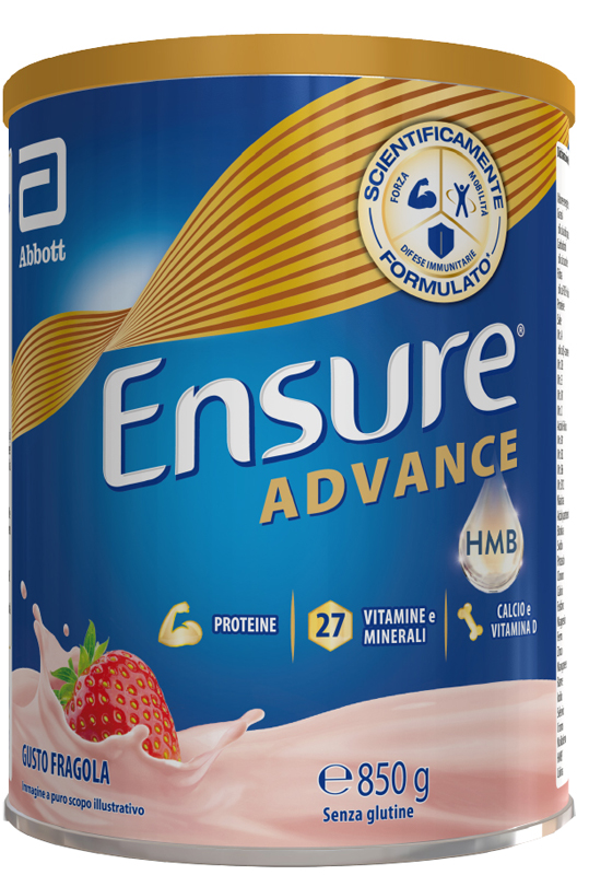 ENSURE ADVANCE FRAGOLA 850 G - Farmacia De Pasquale