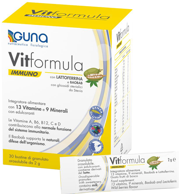 VITFORMULA IMMUNO 30 STICK DA 2 G - Farmacia De Pasquale