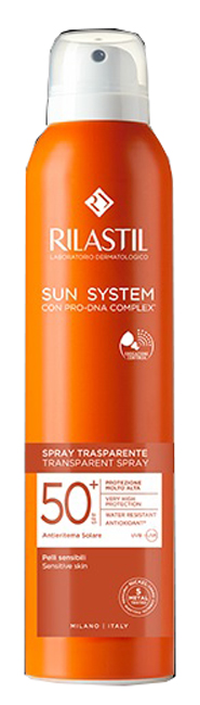 RILASTIL SUN SYSTEM TRASPARENT SPRAY SPF50+ 200 ML - Farmacia De Pasquale