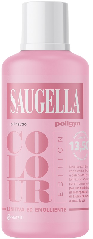 SAUGELLA POLIGYN COLOUR EDITION DETERGENTE INTIMO 500 ML - Farmacia De Pasquale