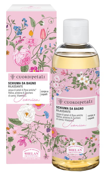 CUOR DI PETALI ICONICA SCHIUMA BAGNO RILASSANTE 210 ML - Farmacia De Pasquale