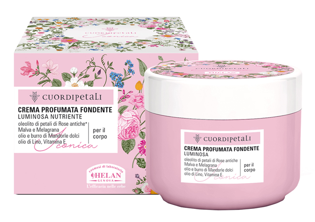 CUOR DI PETALI ICONICA CREMA PROFUMATA FONDENTE LUMINOSA 200 ML - Farmacia De Pasquale