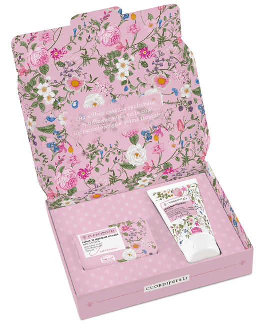 CUOR DI PETALI SET CREMA MANI 50 ML + SAPONETTA 100 G - Farmacia De Pasquale