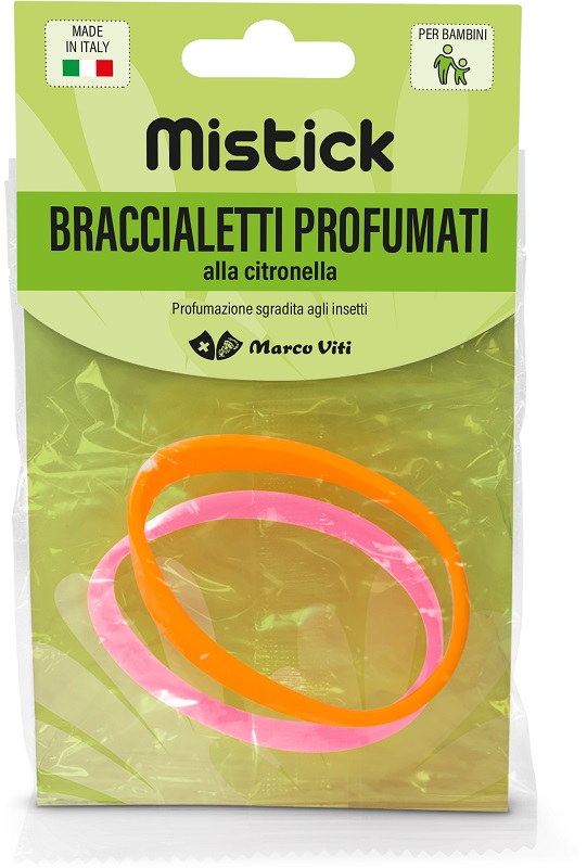 MISTICK BRACCIALETTI ROSA + ARANCIA 2 PEZZI - Farmacia De Pasquale