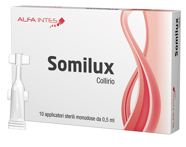 SOMILUX COLLIRIO 10 APPLICATORI STERILI MONODOSE DA 0,5 ML - Farmacia De Pasquale