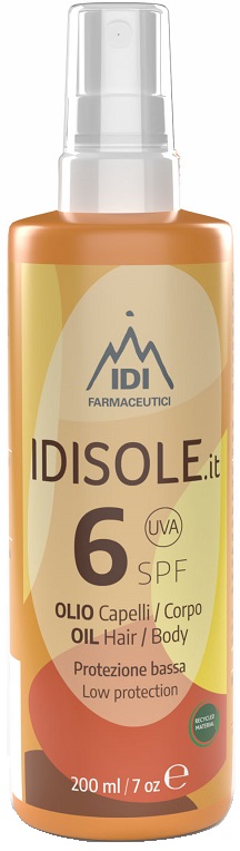 IDISOLE-IT SPF6 OLIO CORPO CAPELLI 200 ML - Farmacia De Pasquale