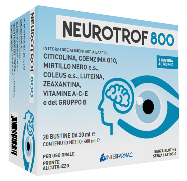 NEUROTROF 800 20 BUSTINE 20 ML - Farmacia De Pasquale