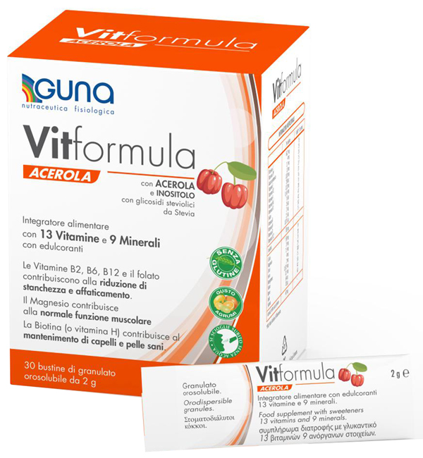 VITFORMULA ACEROLA 30 STICK 2 G - Farmacia De Pasquale