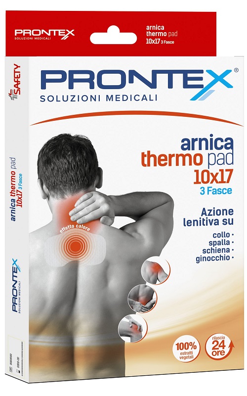 FASCIA PRONTEX ARNICA THERMO PAD 10 x 17 3 PEZZI - Farmacia De Pasquale