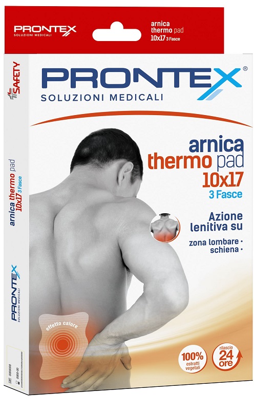 FASCIA PRONTEX ARNICA THERMO PAD 10 X 17 3 PEZZI - Farmacia De Pasquale