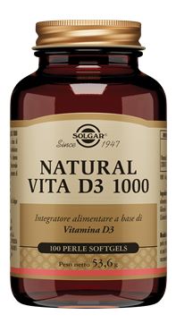 NATURAL VITA D3 1000 100 PERLE SOFTGEL - Farmacia De Pasquale