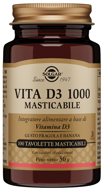VITA D3 1000 100 TAVOLETTE MASTICABILI - Farmacia De Pasquale