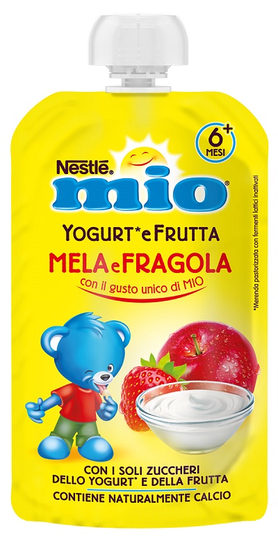 MIO YOGURT E FRUTTA MELA E FRAGOLA 100 G - Farmacia De Pasquale