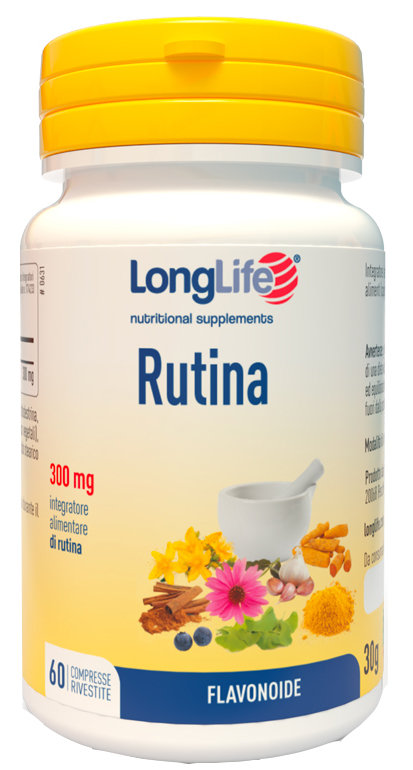 LONGLIFE RUTINA 300 MG 60 COMPRESSE RIVESTITE - Farmacia De Pasquale