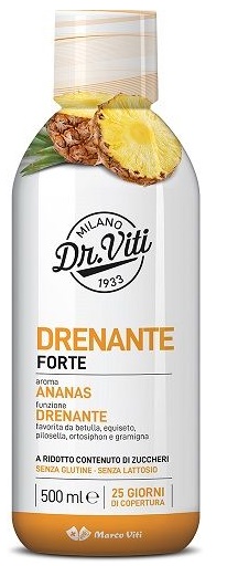 DR VITI DRENANTE FORTE ANANAS 500 ML SENZA ZUCCHERI - Farmacia De Pasquale