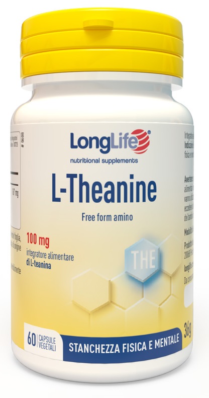 LONGLIFE L-THEANINE 60 CAPSULE VEGETALI DA 600 MG - Farmacia De Pasquale