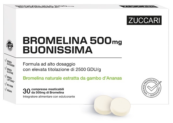 BROMELINA 500 BUONISSIMA 30 COMPRESSE - Farmacia De Pasquale