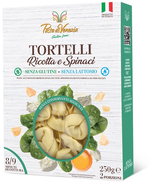 PASTA DI VENEZIA TORTELLI RICOTTA E SPINACI SENZA GLUTINE STAB  250 G - Farmacia De Pasquale