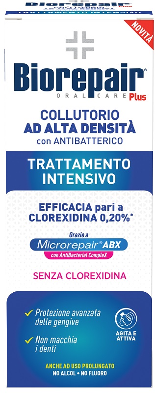BIOREPAIR PLUS COLLUTORIO ALTA DENSITA' ANTIBATTERICO ABX 250 ML - Farmacia De Pasquale