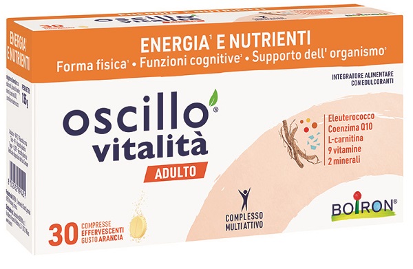 OSCILLO VITALITA' ADULTO 30 COMPRESSE EFFERVESCENTI - Farmacia De Pasquale