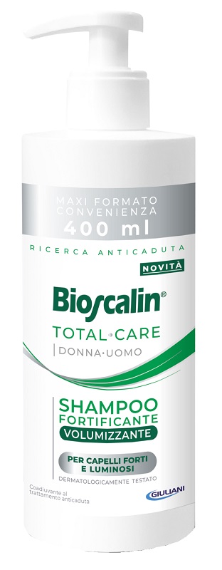 BIOSCALIN TOTAL CARE SHAMPOO FORTIFICANTE VOLUMIZZANTE 400 ML - Farmacia De Pasquale