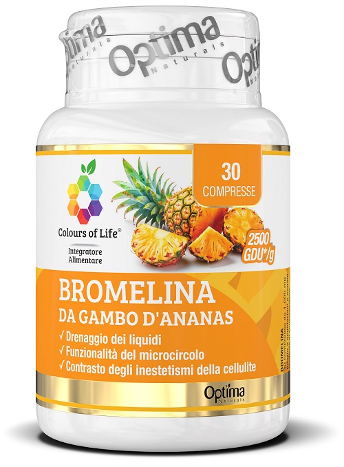 BROMELINA GAMBO ANANAS 30 COMPRESSE - Farmacia De Pasquale